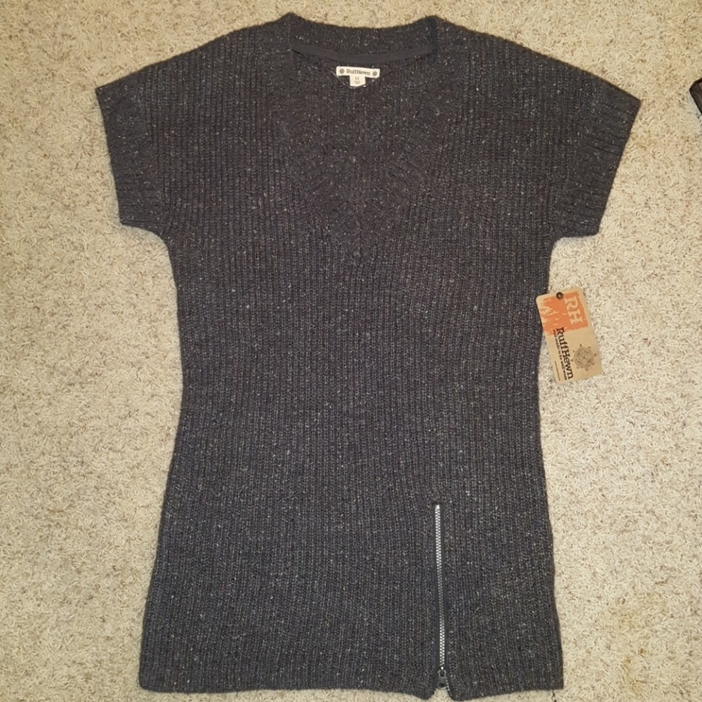 New Charcoal Sweater Dress